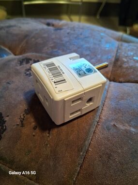 Universal White Travel Plug Adapter